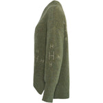 HÉST AS FAM V-neck Sweater Heavy Knitwear Tops