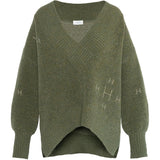 HÉST AS FAM V-neck Sweater Heavy Knitwear Tops