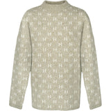 Hést Men FRANK Knitted Sweater Heavy Knitwear Tops 3001 Eucalyptus