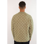 Hést Men FRANK Knitted Sweater Heavy Knitwear Tops 3001 Eucalyptus