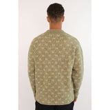 Hést Men FRANK Knitted Sweater Heavy Knitwear Tops 3001 Eucalyptus
