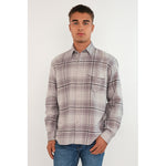 Hést Men FRANS Shirt Woven Blouse/Top/Shirt 9601Grey Check