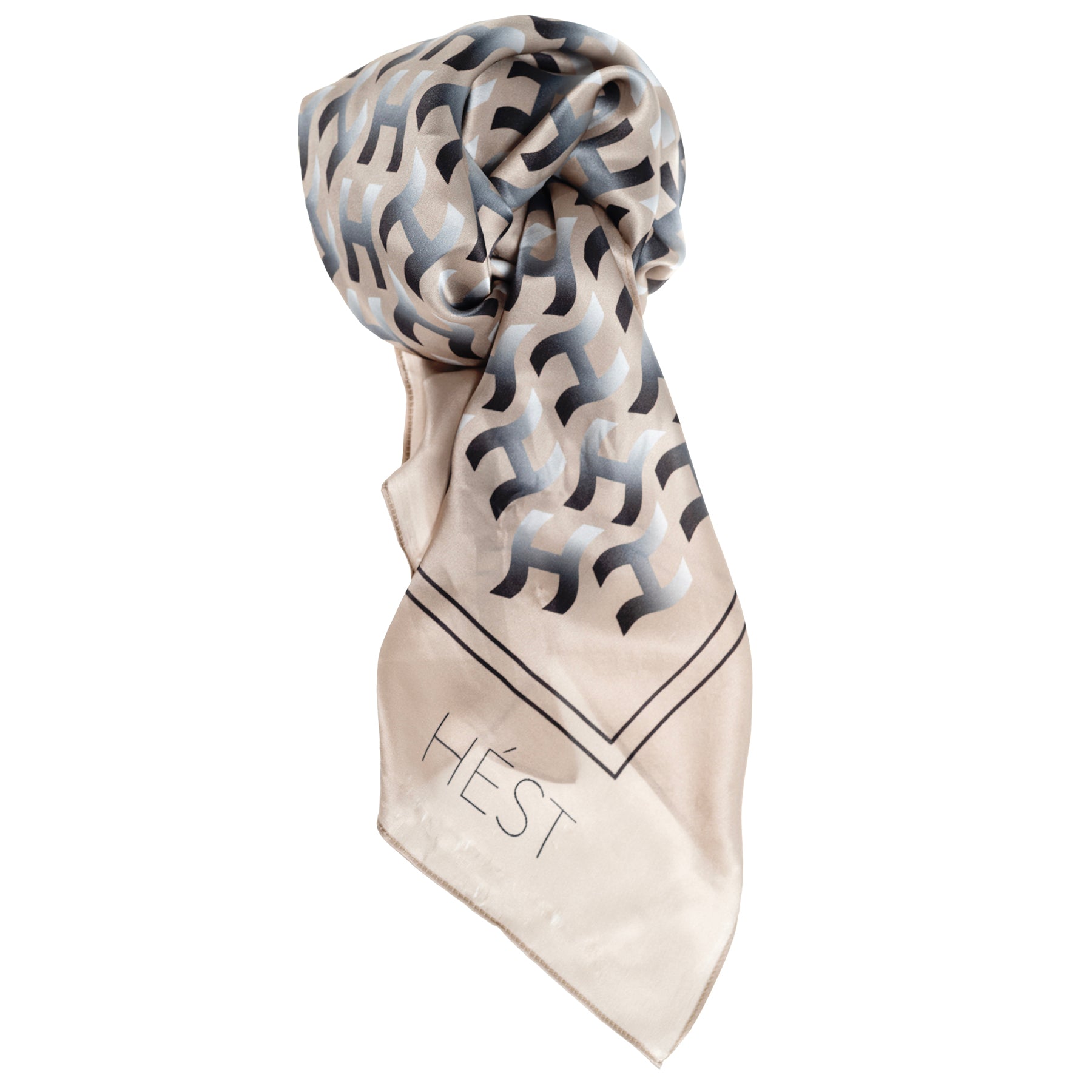 HÉST AS FRØYA Silk Scarf Small Accessories Hats/Scarves/Socks 466 Beige