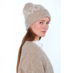 HÉST AS GERA Beanie Accessories Hats/Scarves/Socks 6513 Light Brown Melange