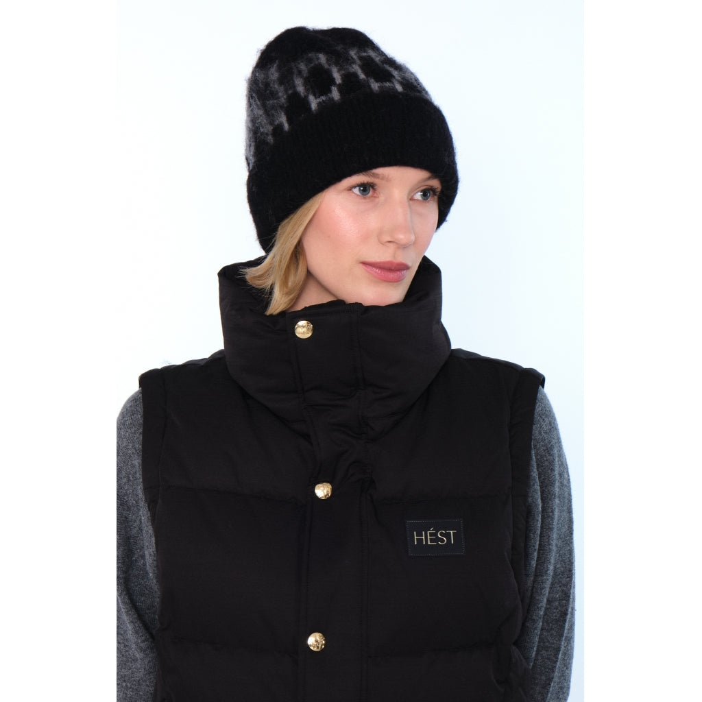 HÉST AS GERA Beanie Accessories Hats/Scarves/Socks 9000 Jet Black