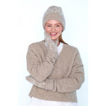 HÉST AS GERA Mittens Accessories Hats/Scarves/Socks 6513 Light Brown Melange