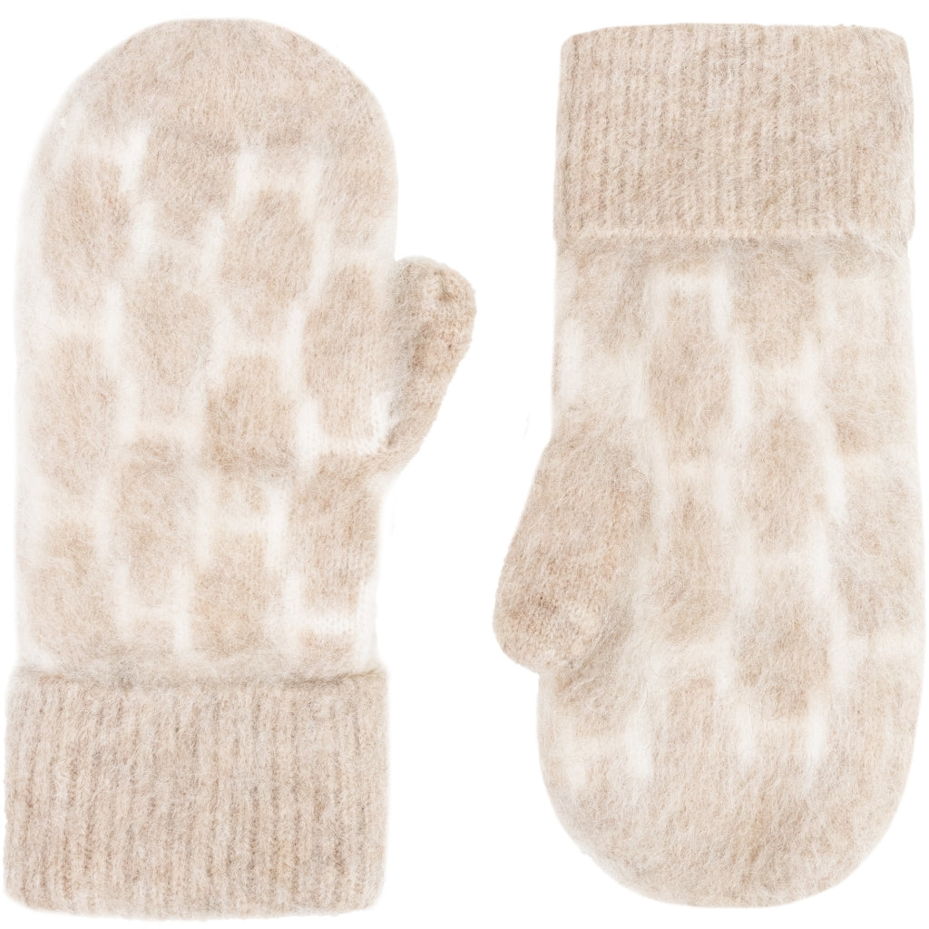 HÉST AS GERA Mittens Accessories Hats/Scarves/Socks 6513 Light Brown Melange