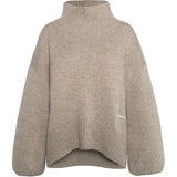 HÉST AS GIANNA Sweater Knitted top 6513 Light Brown Melange