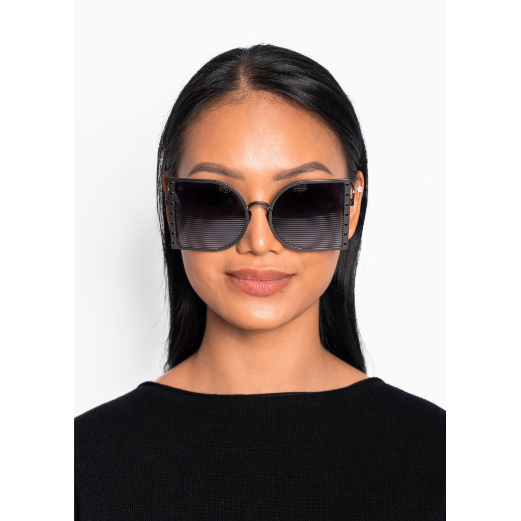 HÉST AS HEAVEN Sunglasses Accessories Hats/Scarves/Socks 9015 Black nickel matte