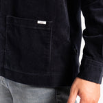 Hést Men HENNING Corduroy Overshirt Outerwear/Vest/Bodywarmer 289 Navy