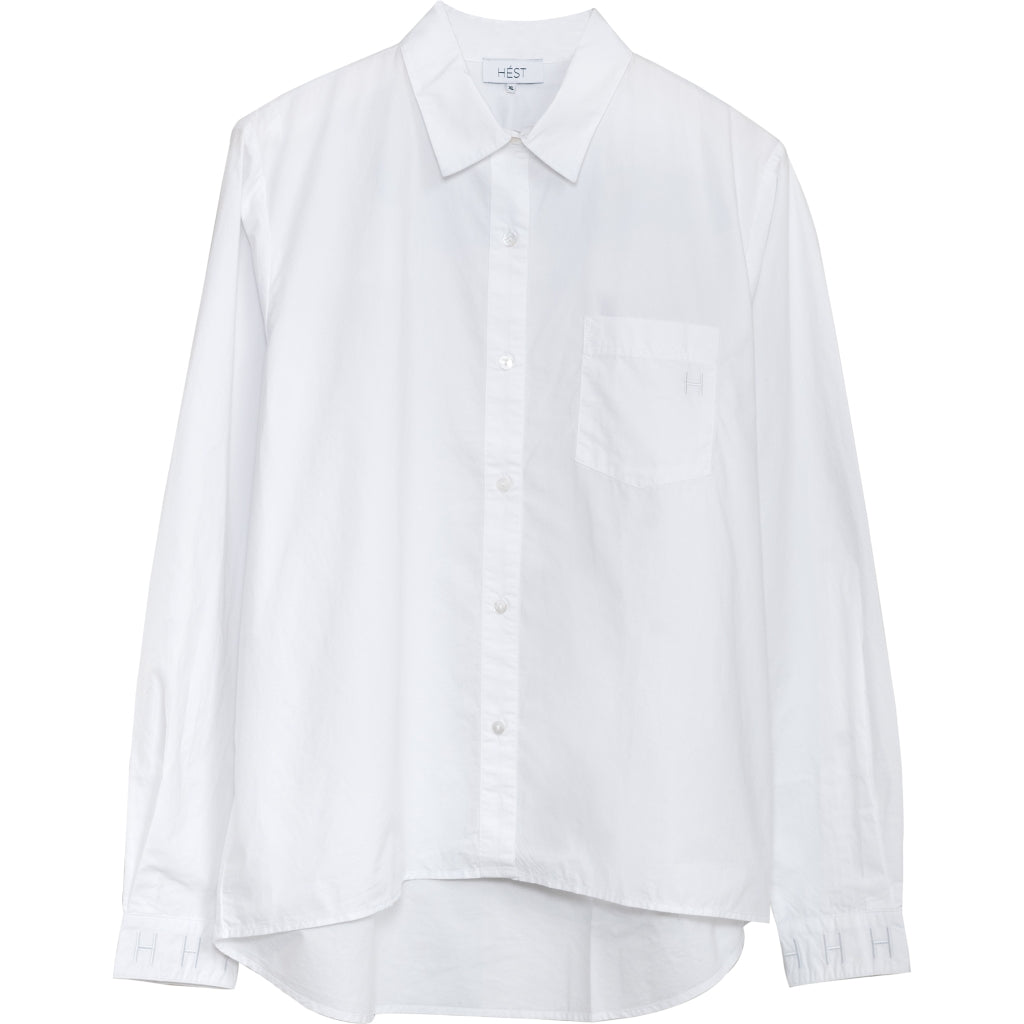 HÉST AS Hést Iris shirt Woven Blouse/Top/Shirt 000 White