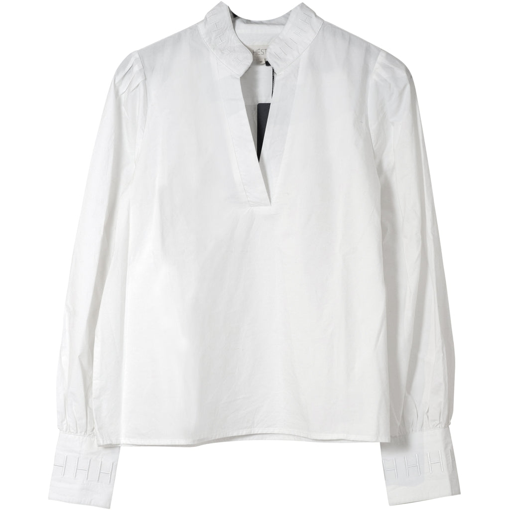 HÉST AS Hést Mie blouse Woven Blouse/Top/Shirt 000 White
