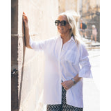 HÉST AS Hést Saga Blouse ,Long Woven Blouse/Top/Shirt 000 White