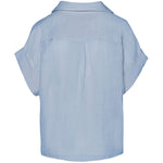 HÉST AS ISABELLA Linen Blouse Woven Blouse/Top/Shirt 4003 Faded Denim