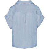 HÉST AS ISABELLA Linen Blouse Woven Blouse/Top/Shirt 4003 Faded Denim