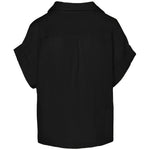 HÉST AS ISABELLA Linen Blouse Woven Blouse/Top/Shirt 9000 Jet Black
