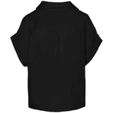 HÉST AS ISABELLA Linen Blouse Woven Blouse/Top/Shirt 9000 Jet Black