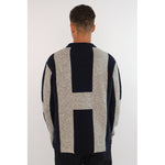 Hést Men ISAK Knit Heavy Knitwear Tops 4001 Navy