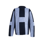 Hést Men ISAK Sweater Heavy Knitwear Tops 4003 Faded Denim