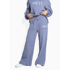 HÉST AS JILLI College Pants Sweat Bottoms 4003 Faded Denim