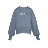 HÉST AS JILLI Sweat Shirt Sweat Tops 4003 Faded Denim