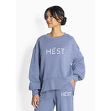 HÉST AS JILLI Sweat Shirt Sweat Tops 4003 Faded Denim
