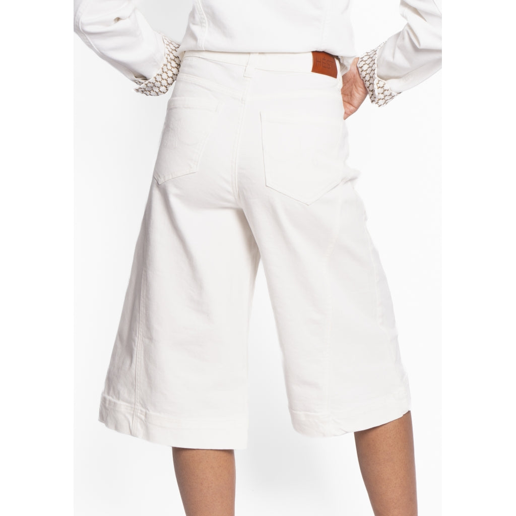 HÉST AS KAIA Capri Jeans Woven Pants/Shorts 0003 White Alyssum