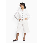 HÉST AS KAIA Capri Jeans Woven Pants/Shorts 0003 White Alyssum