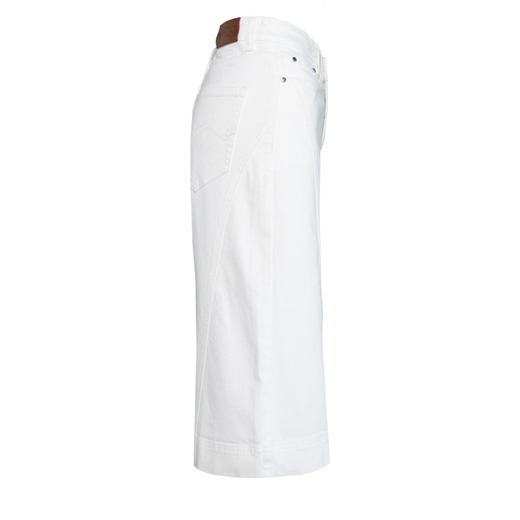 HÉST AS KAIA Capri Jeans Woven Pants/Shorts 0003 White Alyssum
