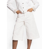 HÉST AS KAIA Capri Jeans Woven Pants/Shorts 0003 White Alyssum