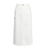 HÉST AS KAIA Denim Skirt Woven Skirt/Dress 0003 White Alyssum