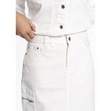 HÉST AS KAIA Denim Skirt Woven Skirt/Dress 0003 White Alyssum