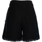 HÉST AS LILA Linen Shorts Woven Pants/Shorts 9000 Jet Black