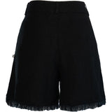 HÉST AS LILA Linen Shorts Woven Pants/Shorts 9000 Jet Black