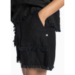 HÉST AS LILA Linen Shorts Woven Pants/Shorts 9000 Jet Black