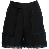 HÉST AS LILA Linen Shorts Woven Pants/Shorts 9000 Jet Black
