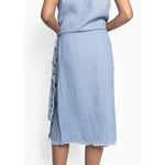 HÉST AS LILA Linen Skirt Woven Skirt/Dress 4003 Faded Denim