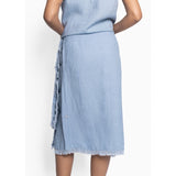 HÉST AS LILA Linen Skirt Woven Skirt/Dress 4003 Faded Denim