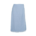 HÉST AS LILA Linen Skirt Woven Skirt/Dress 4003 Faded Denim