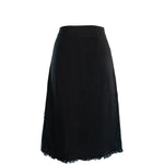 HÉST AS LILA Linen Skirt Woven Skirt/Dress 9000 Jet Black