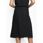 HÉST AS LILA Linen Skirt Woven Skirt/Dress 9000 Jet Black