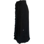 HÉST AS LILA Linen Skirt Woven Skirt/Dress 9000 Jet Black
