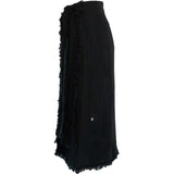 HÉST AS LILA Linen Skirt Woven Skirt/Dress 9000 Jet Black