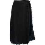 HÉST AS LILA Linen Skirt Woven Skirt/Dress 9000 Jet Black