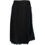 HÉST AS LILA Linen Skirt Woven Skirt/Dress 9000 Jet Black