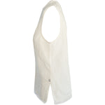 HÉST AS LILA Linen Top Woven Blouse/Top/Shirt 0003 White Alyssum