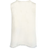 HÉST AS LILA Linen Top Woven Blouse/Top/Shirt 0003 White Alyssum