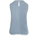 HÉST AS LILA Linen Top Woven Blouse/Top/Shirt 4003 Faded Denim