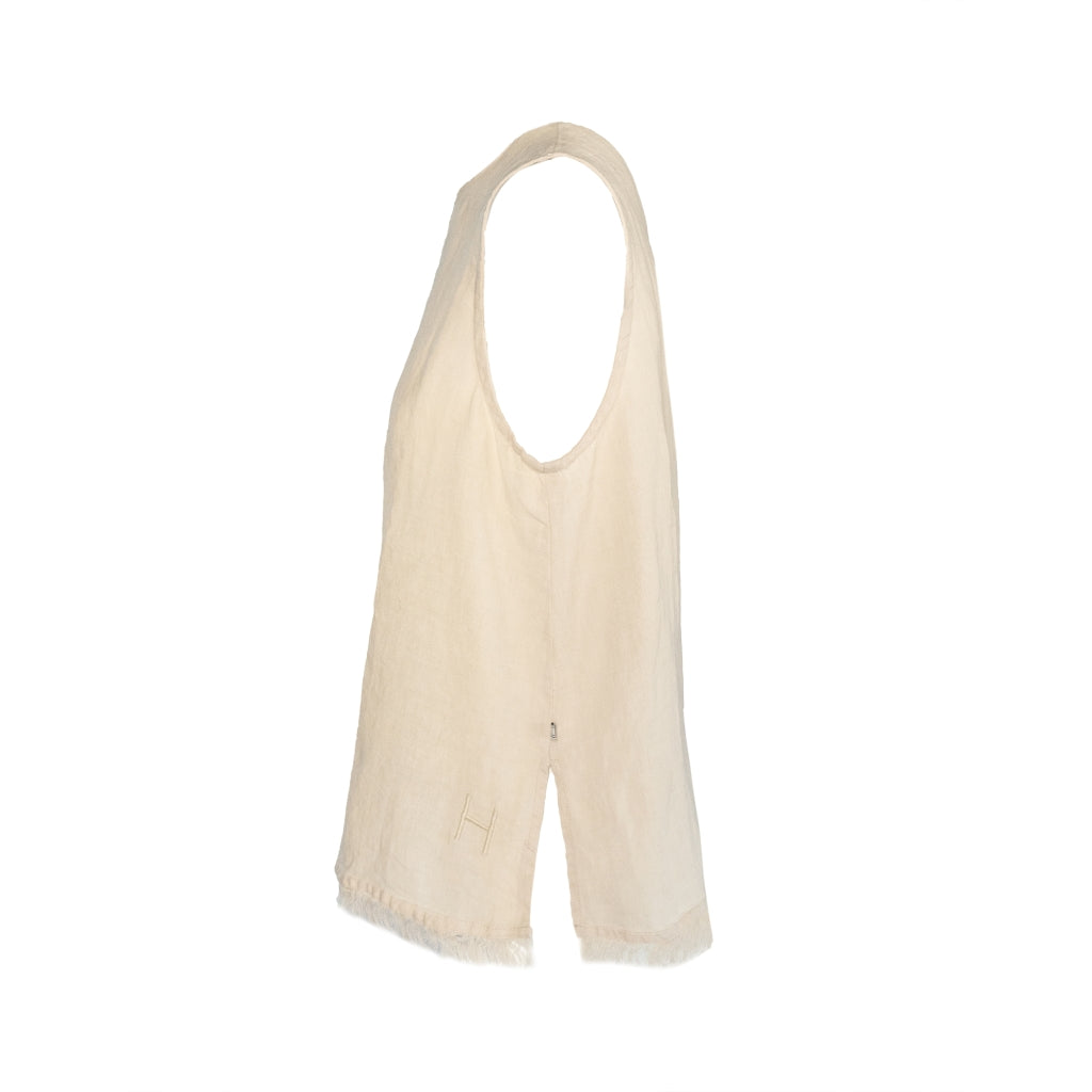 HÉST AS LILA Linen Top Woven Blouse/Top/Shirt 6503 Summer Sand