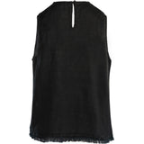 HÉST AS LILA Linen Top Woven Blouse/Top/Shirt 9000 Jet Black